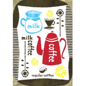 画像: milk coffee